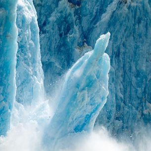 glacier calving photo