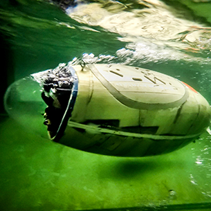 Human powered submarine