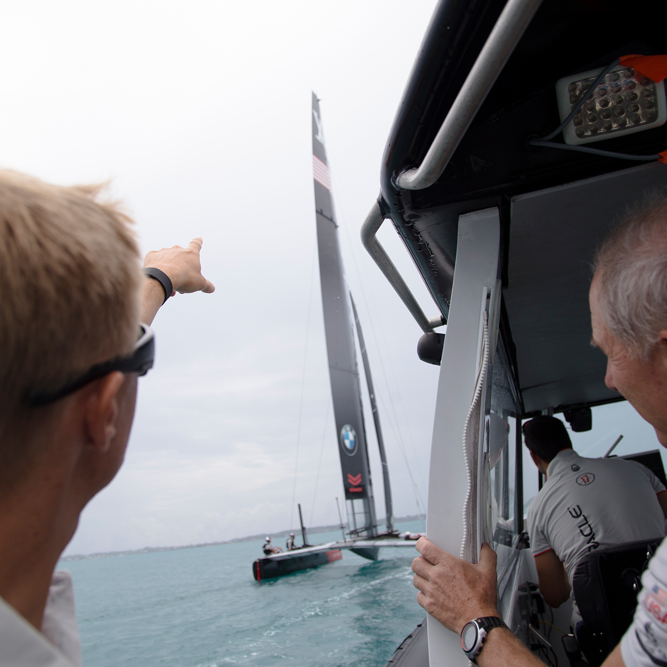 Oracle sailboat received engineering support by NAME professors
