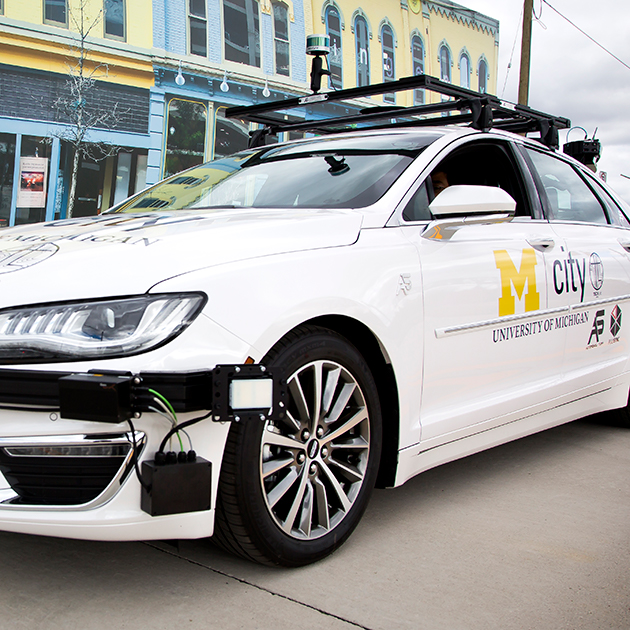 Mcity autonomous vehicle