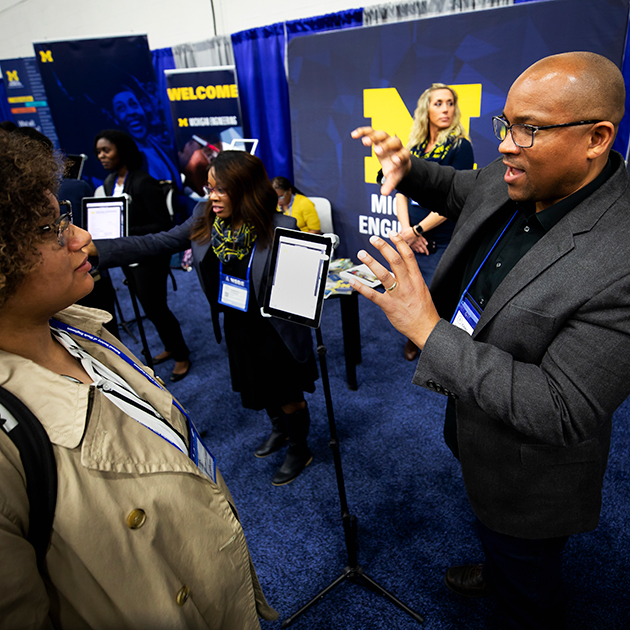 NSBE conference and U-M recruiting