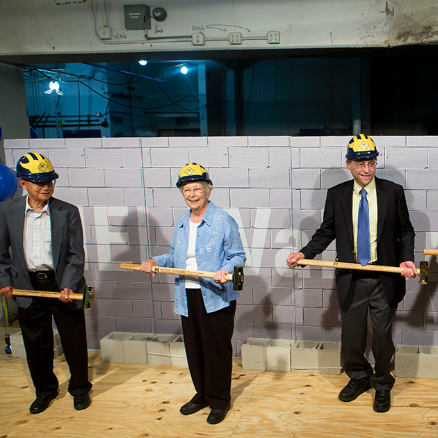 Groundbreaking of the Nuclear Engineering Lab